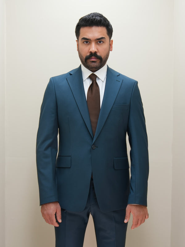 1-Knopf-Anzug in Blau