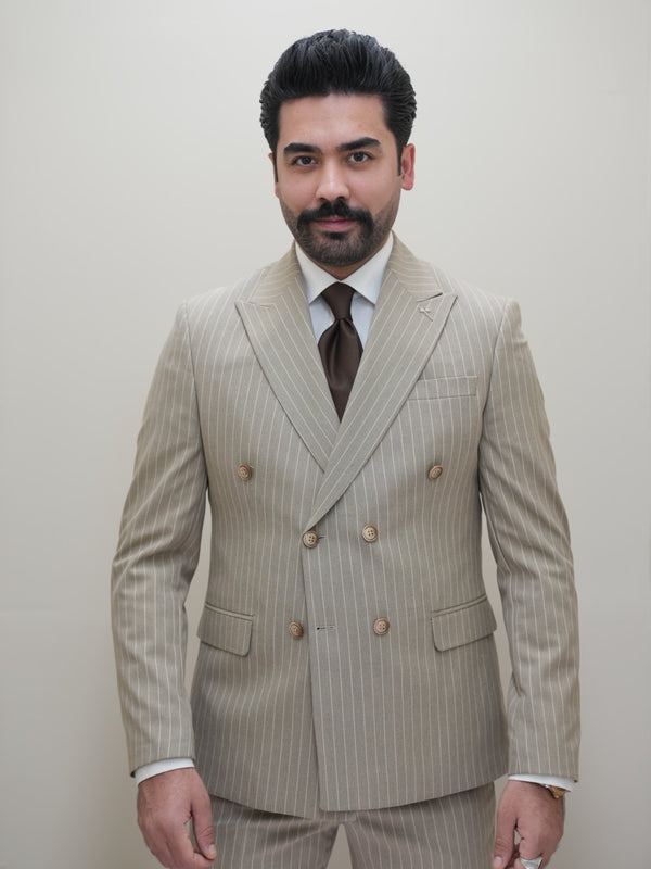 Klassischer shekhy  Anzug mit Längsstreifen