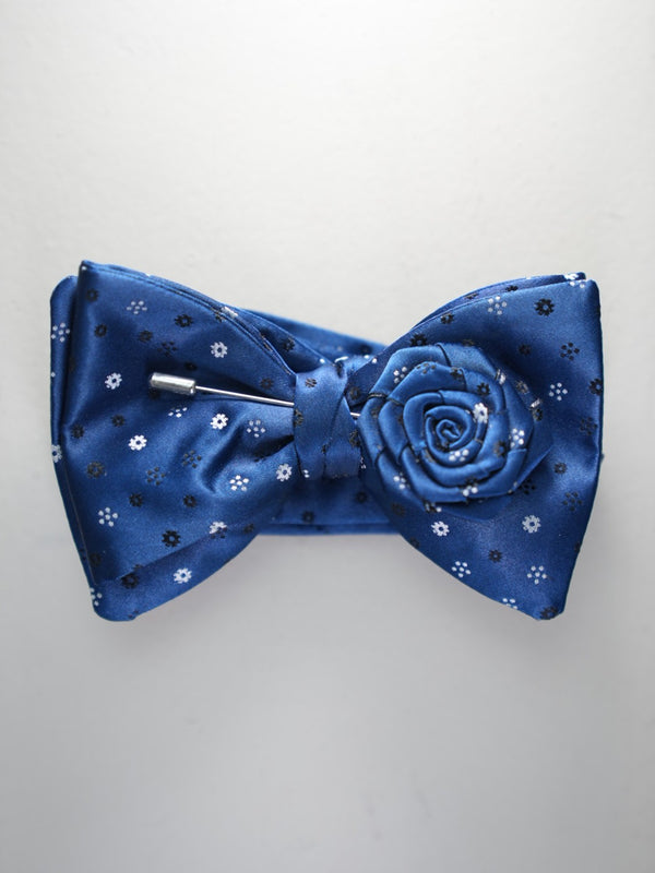 3 Stück Herren Fliege + Taschentuch + Ansteckblume