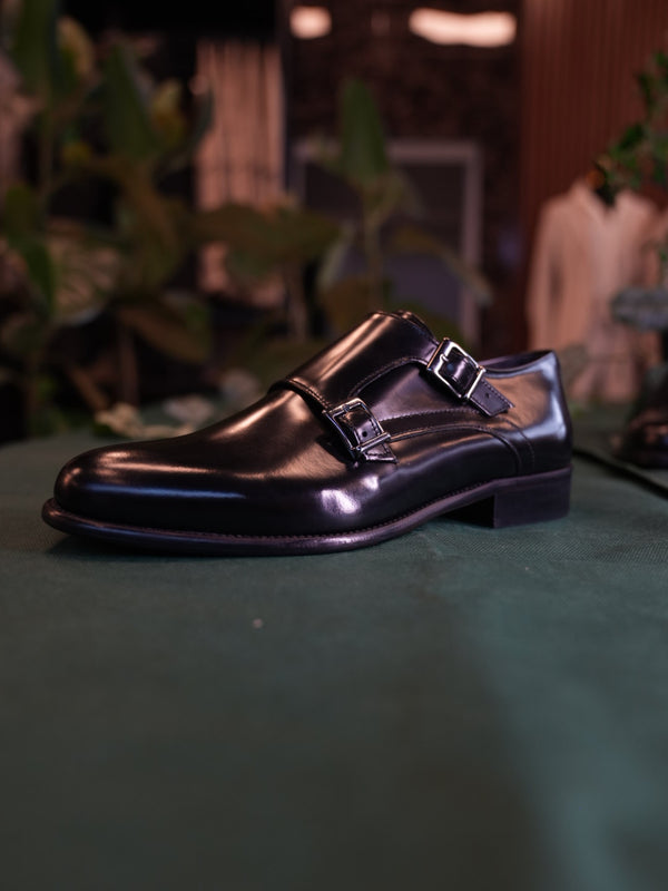 Elegante Doppel-Monkstrap Herrenschuhe - Shekhy Italy